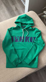 Polo Ralph Lauren Logo Fleece Hoodie Green/Navy - Image 1