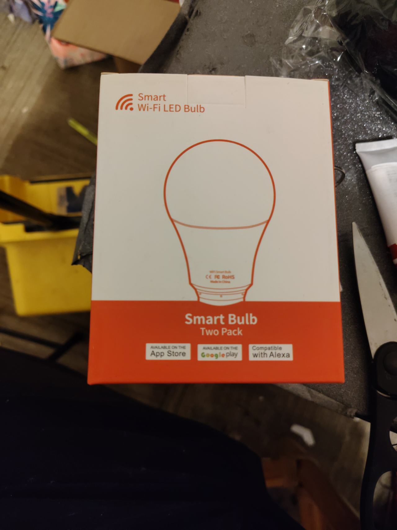 Smart Wi-Fi LED Bulb Two Pack