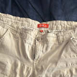 2000's Astor Denim Beige Shorts Size 11 - Image 1