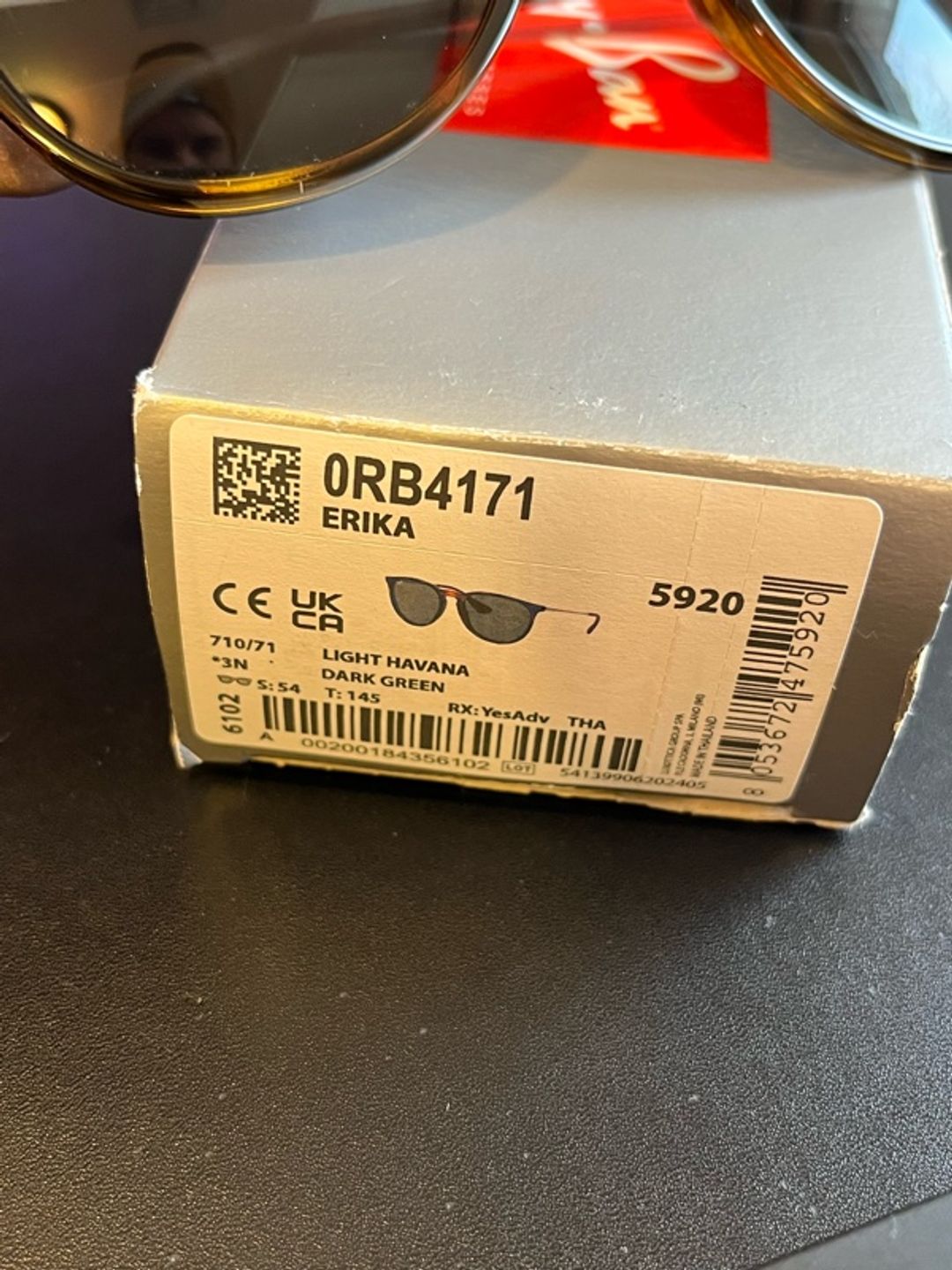 Ray-Ban Erika Light Havana Gradient Sunglasses