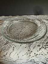 Princess House Heritage Etched Clear Round Replacement Butter Dish 6" Diameter - Image 3