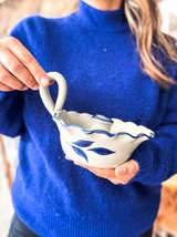 Rowe Pottery Works Salt Glaze Chamberstick - Image 2