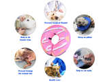Inflatable Dog Cone, Size Medium Soft Adjustable Blow up Donut Collar - Image 5