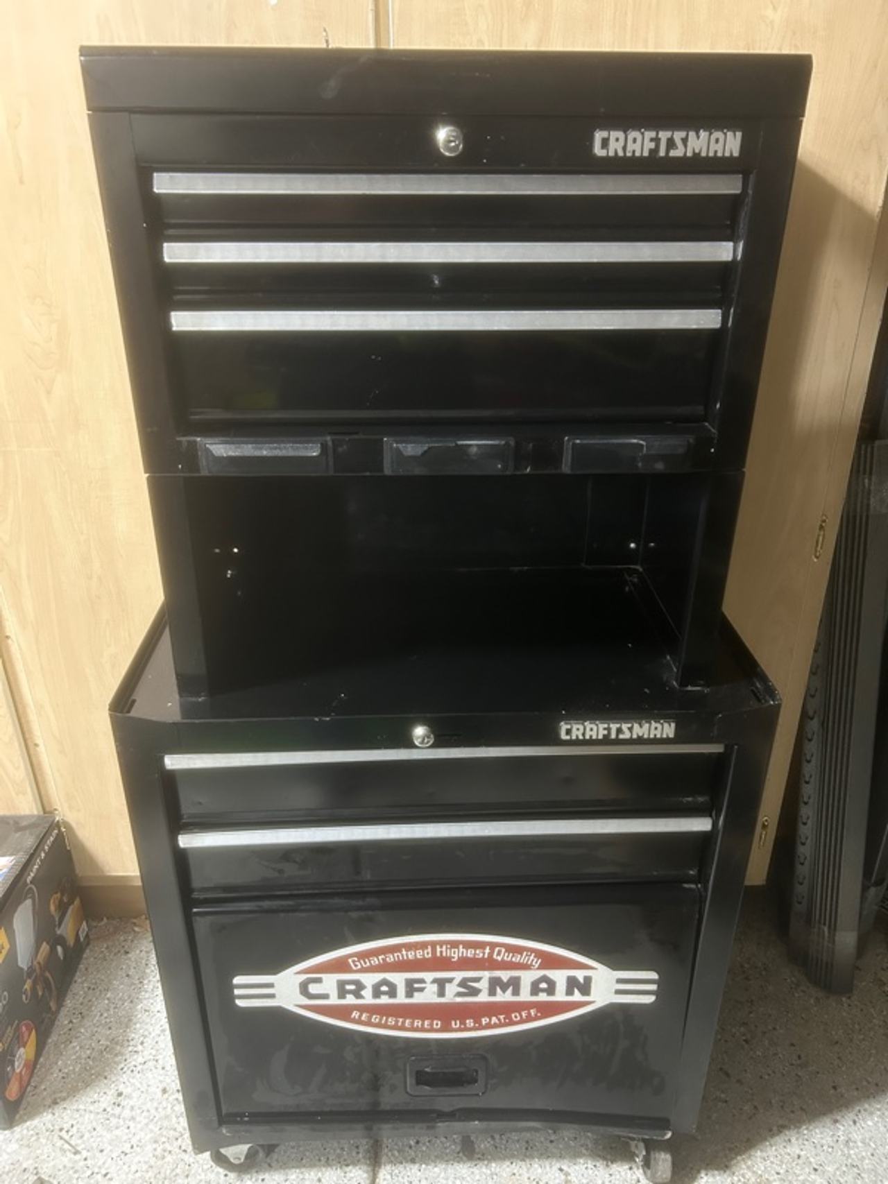 Craftsman 5-Drawer Steel Tool Chest Black
