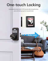 Zowill Keyless Entry with Knob - Electronic Keypad Deadbolt, Keyless Entry - Image 6