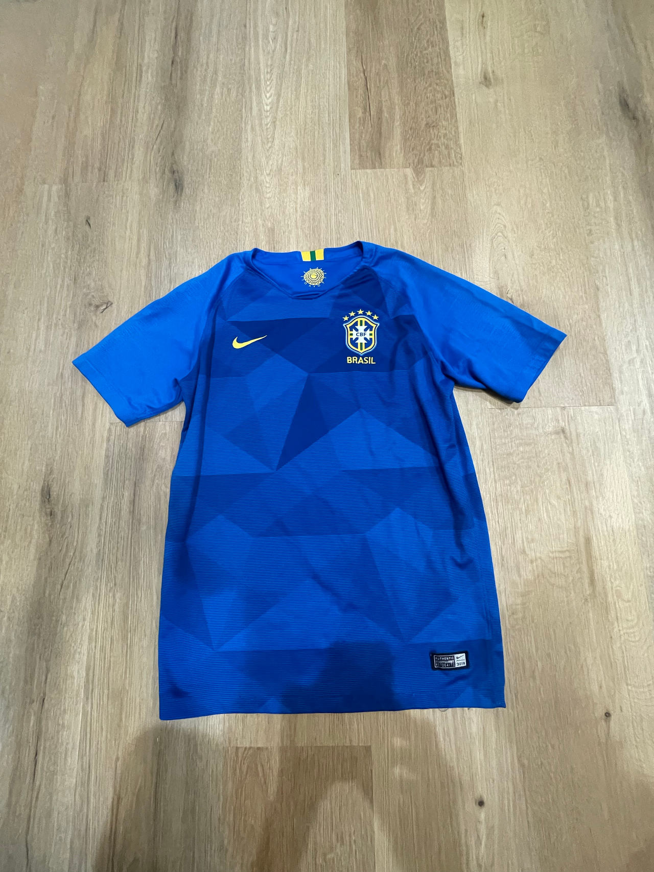 Brazil National Football Team Away Jersey Size XL Kids