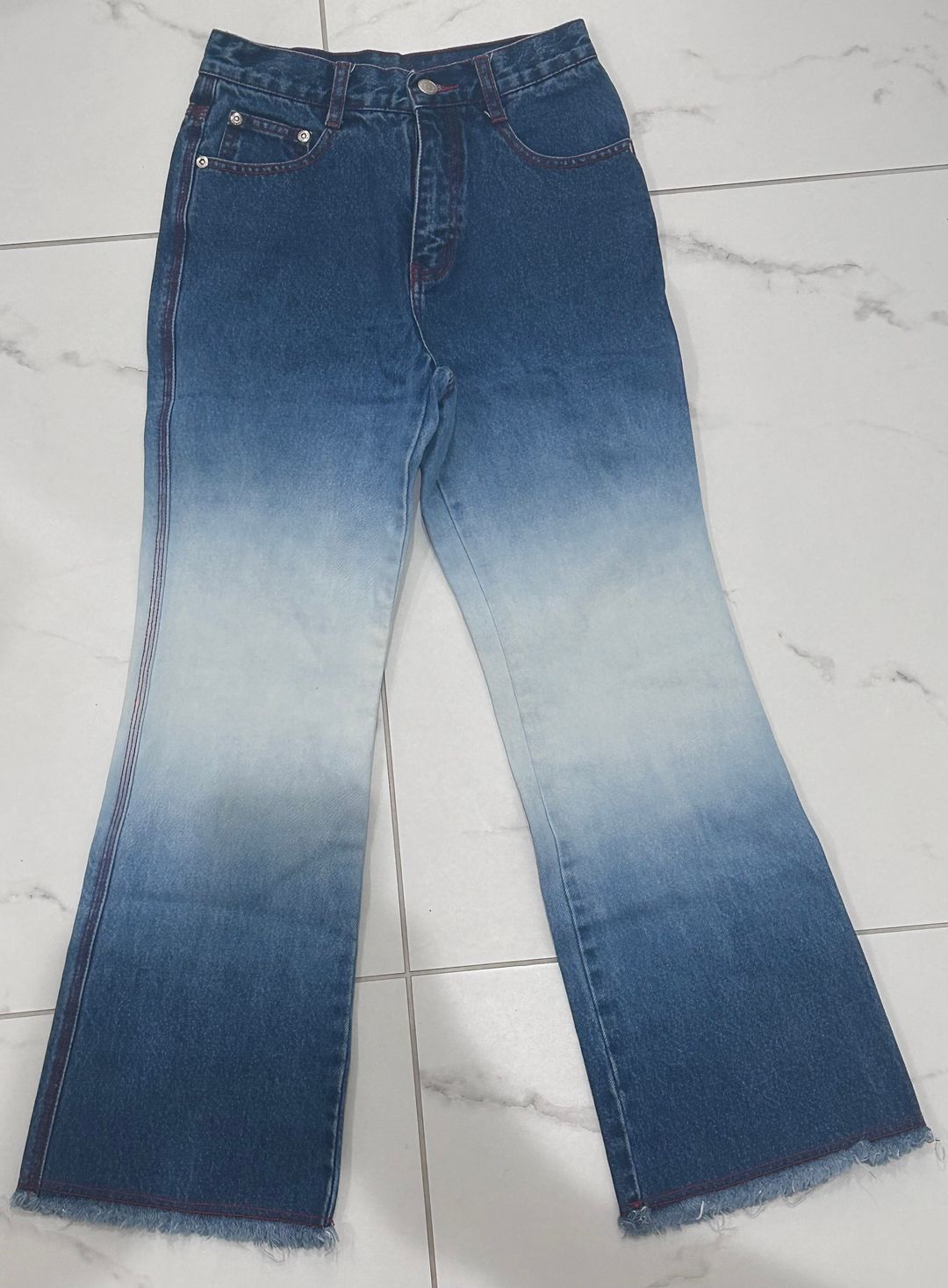 Ombre Flare Jeans