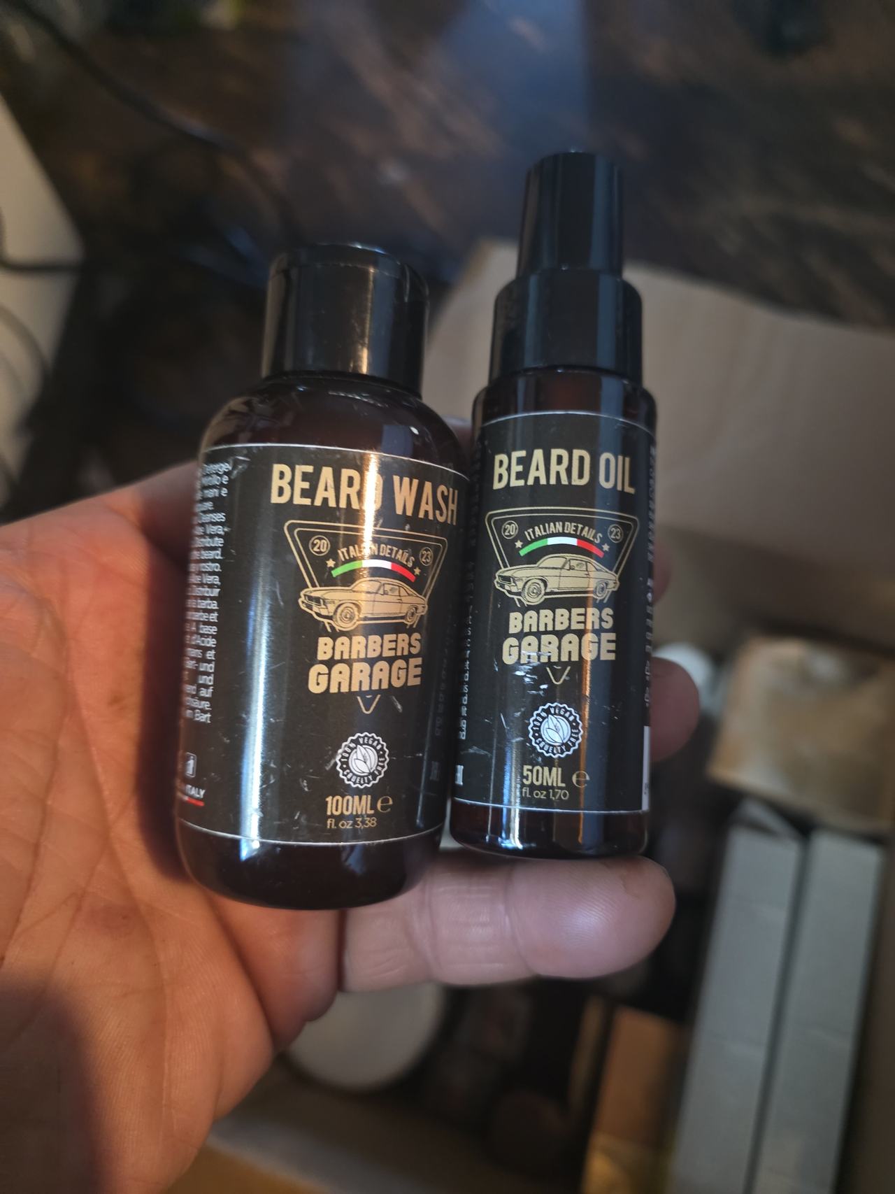 Barbers Garage Beard Wash & Beard Oil Set