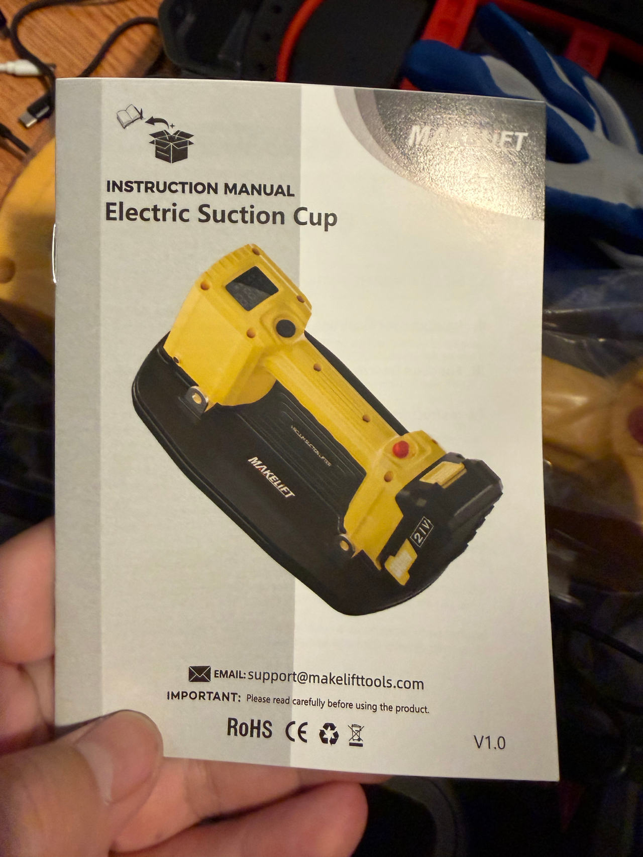MAKELIFT Electric Suction Cup Lifter