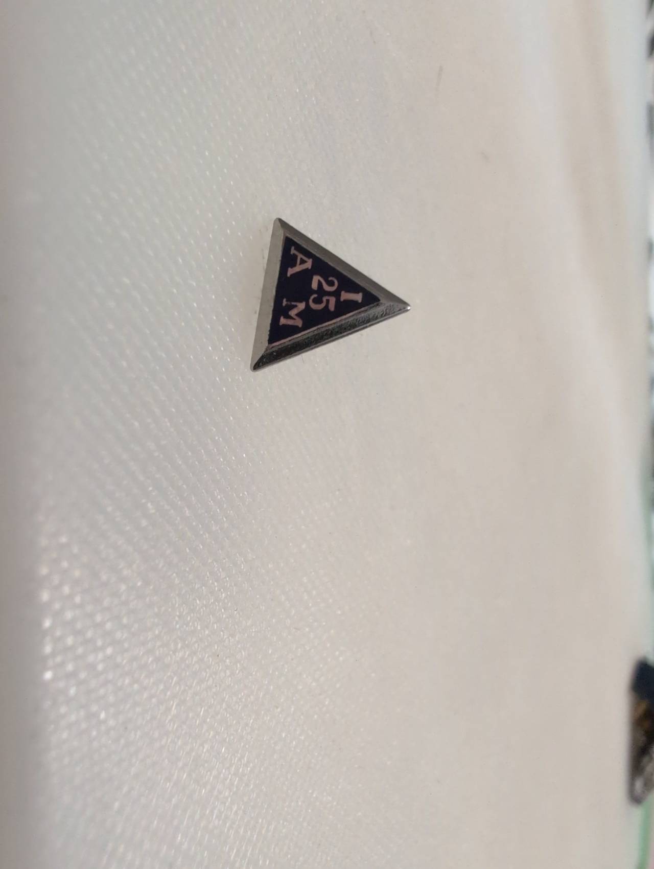 IAM 25 Year Service Pin
