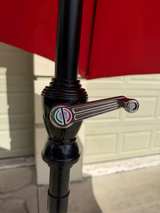 9ft Patio Umbrella and Weighted Base Crank Up - Image 4