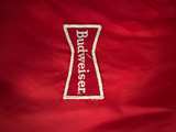 Budweiser Vintage Red Windbreaker Jacket - Image 2