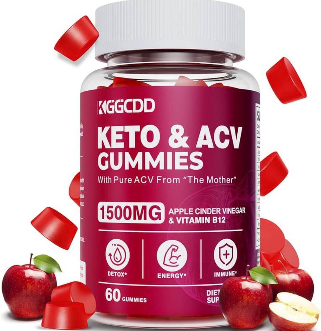New KGGCDD Keto & ACV Gummies 1500mg