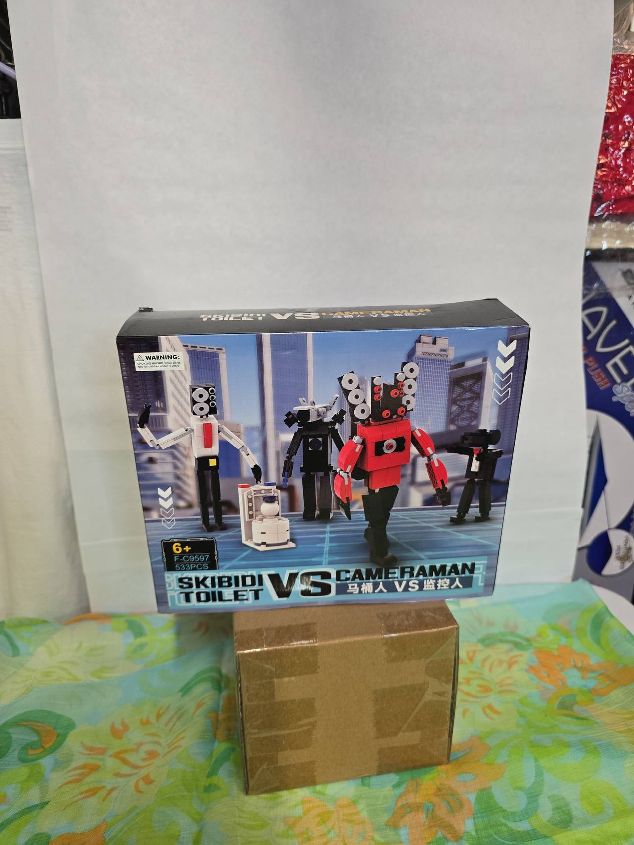 Skibidi Toilet vs Cameraman Building Blocks Set