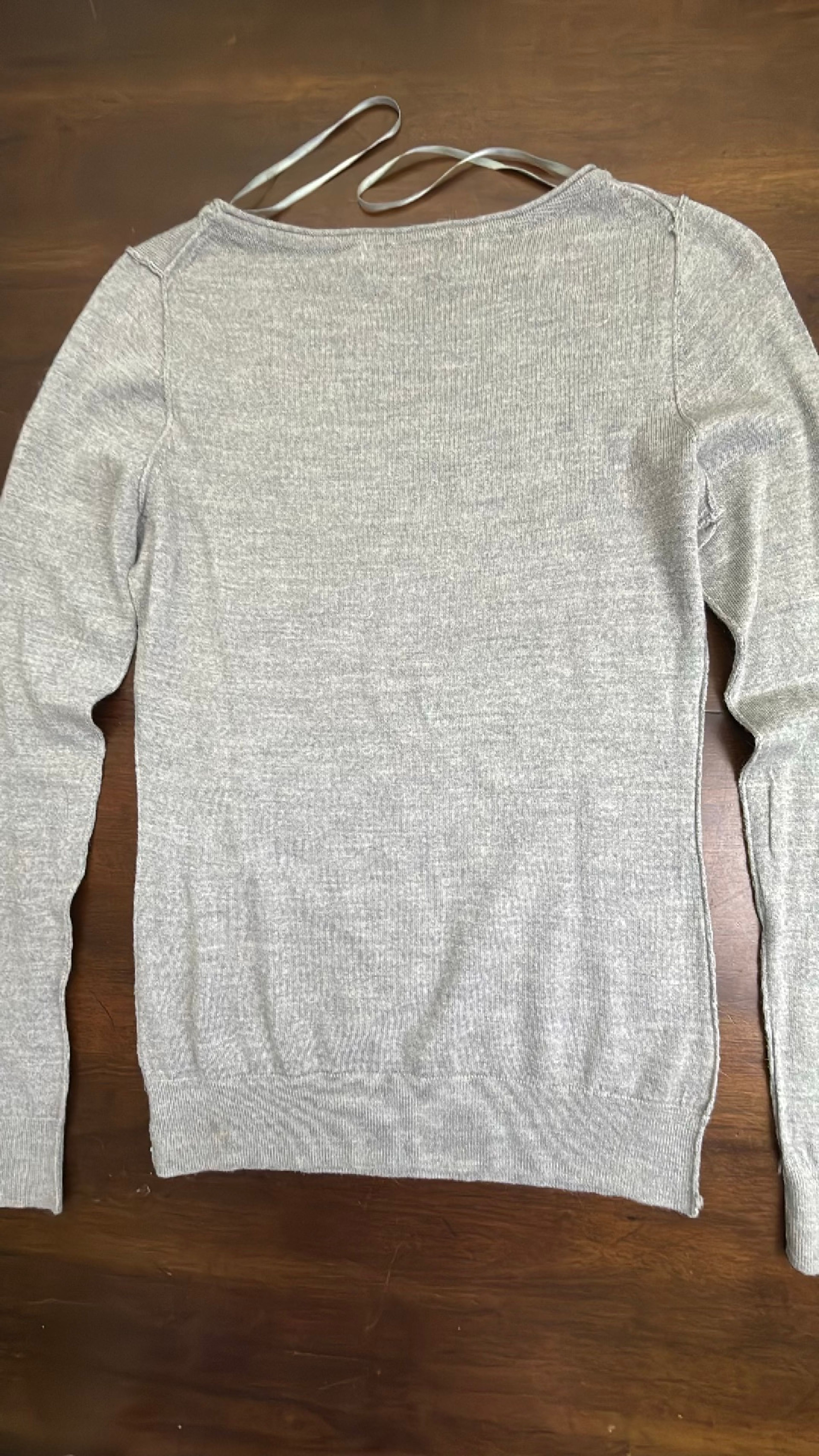 Michael Kors Grey Long Sleeve Sweater - Image 5