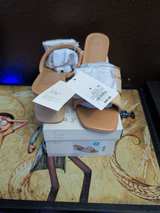 A New Day Kathleen Woven Block Heel Slide Sandals - Image 3