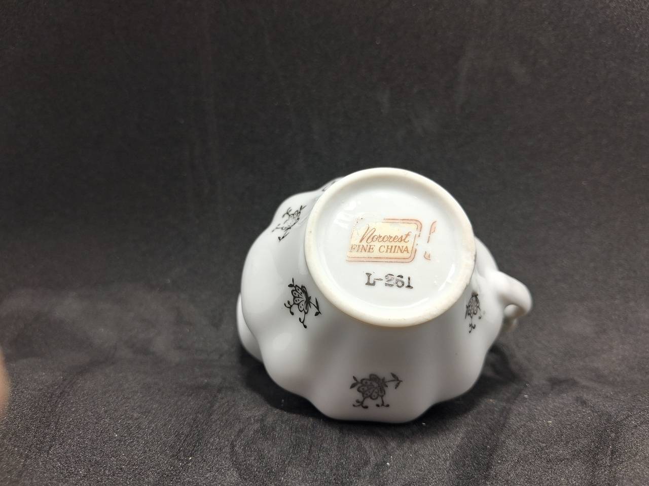 Vintage 25th Anniversary Porcelain Creamer Pitcher