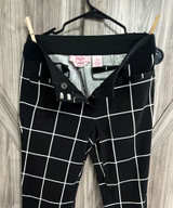 Vintage Candie's Audrey Windowpane Plaid Ankle Pants size 9 - Image 1