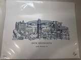 Yale University New Haven CT Campus Skyline Art Print Townsville Art 2021 - Image 1