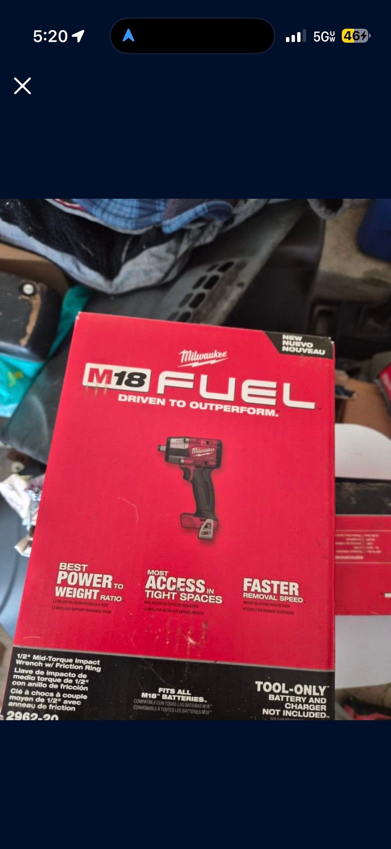 Milwaukee M18 FUEL 1/2" Mid-Torque Impact Wrench 2962-20