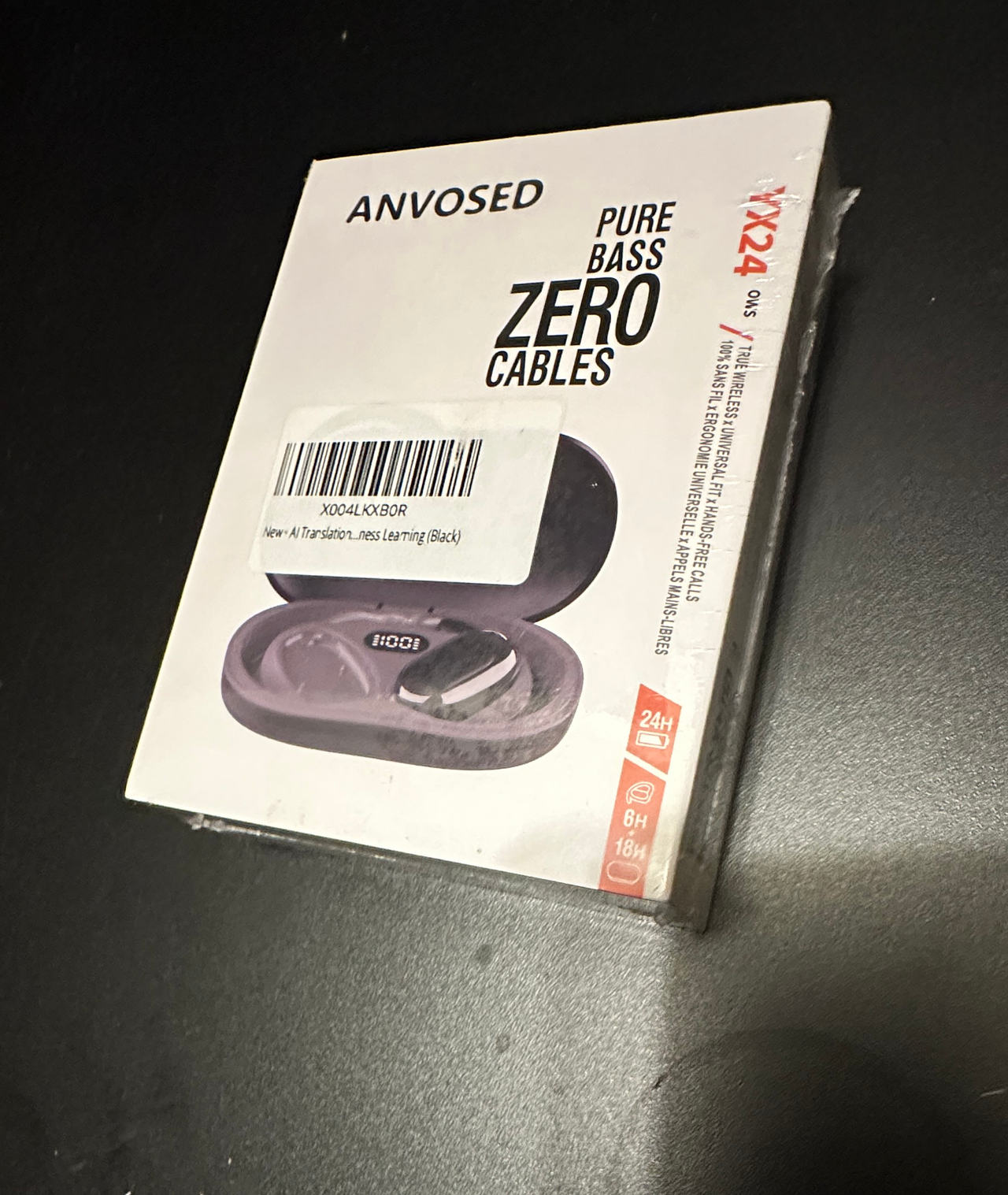 ANVOSED YX24 OWS True Wireless Earbuds with AI Translation