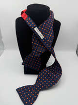 Turnbull & Asser Silk Polka Dot Bow Tie - Image 3