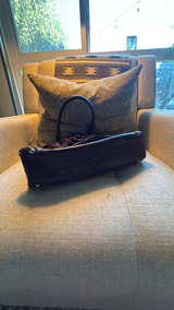 Leather Petale Dome Bag Dark Plum - Image 6