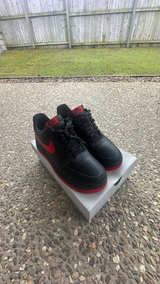 Nike Air Force 1 Low Bred Black/University Red - Image 1
