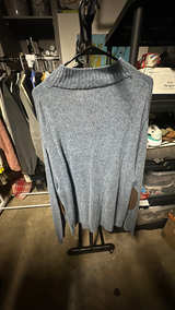 Chaps Men's Navy Blue Sweater with Elbow Patches Size XXL - Image 3