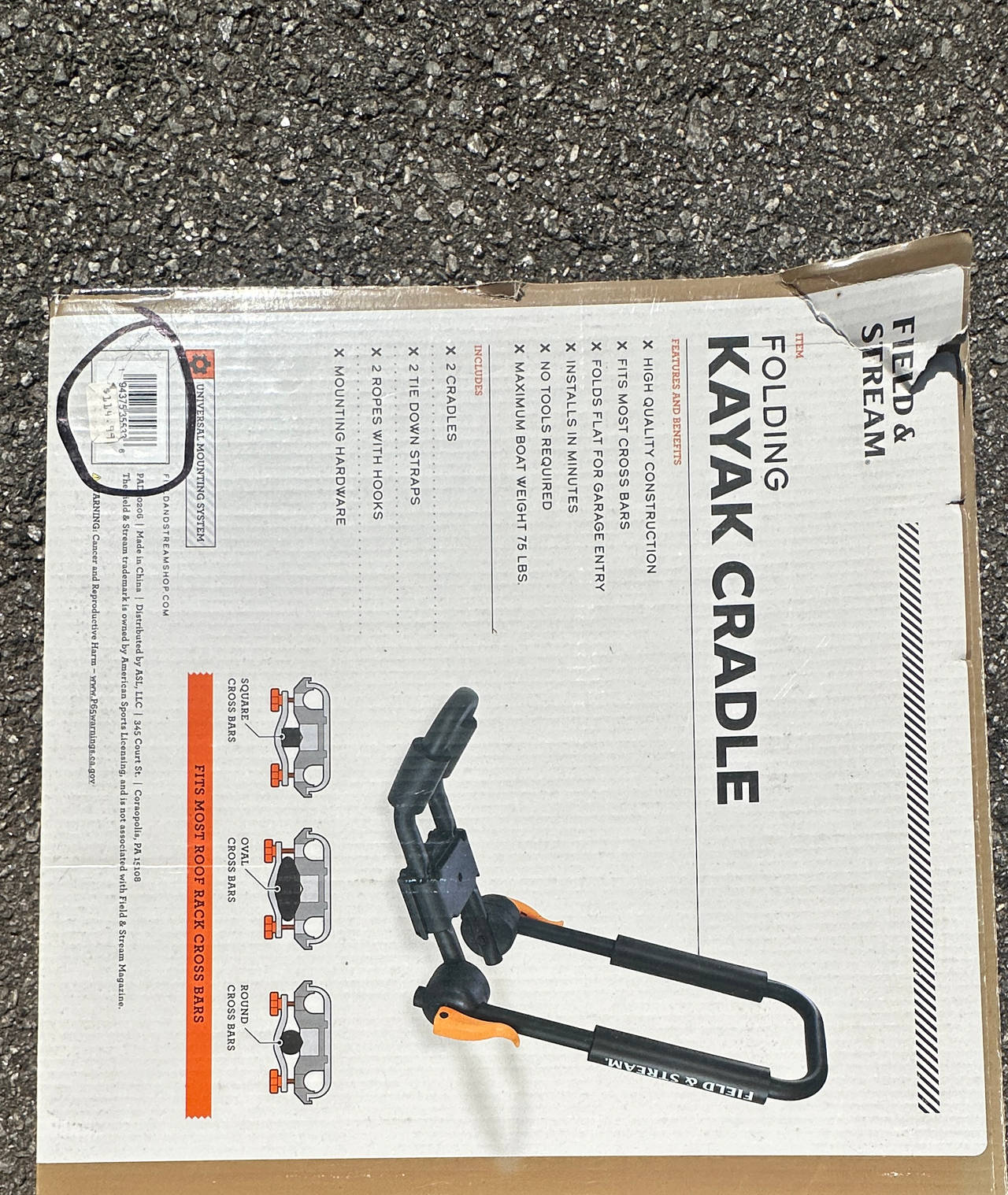 Field & Stream Folding Kayak Cradle