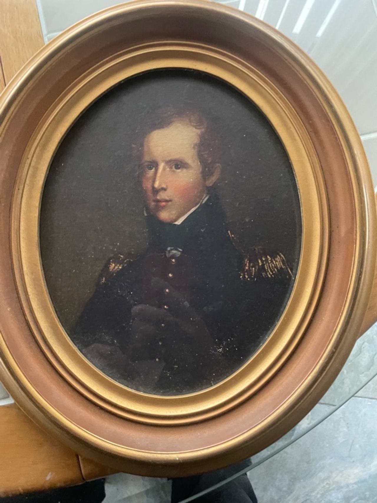 Thomas Sully Major John Biddle Framed Portrait Print
