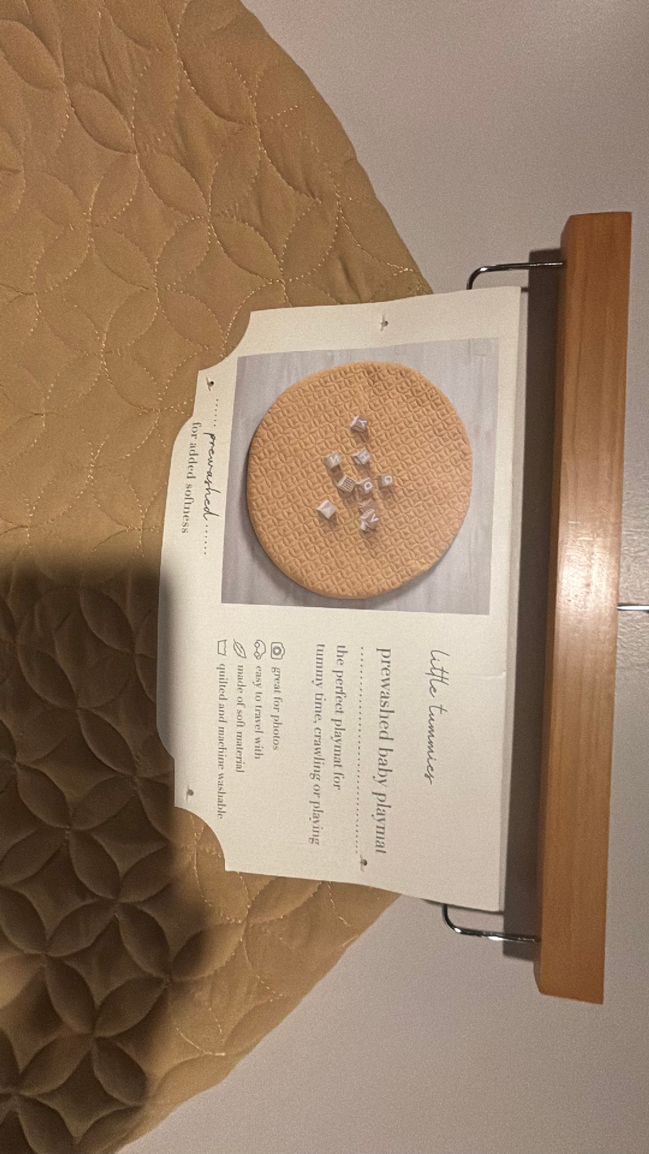 Infant Play/Tummy Time Mat: Beige (New w/ Tags) $25.00