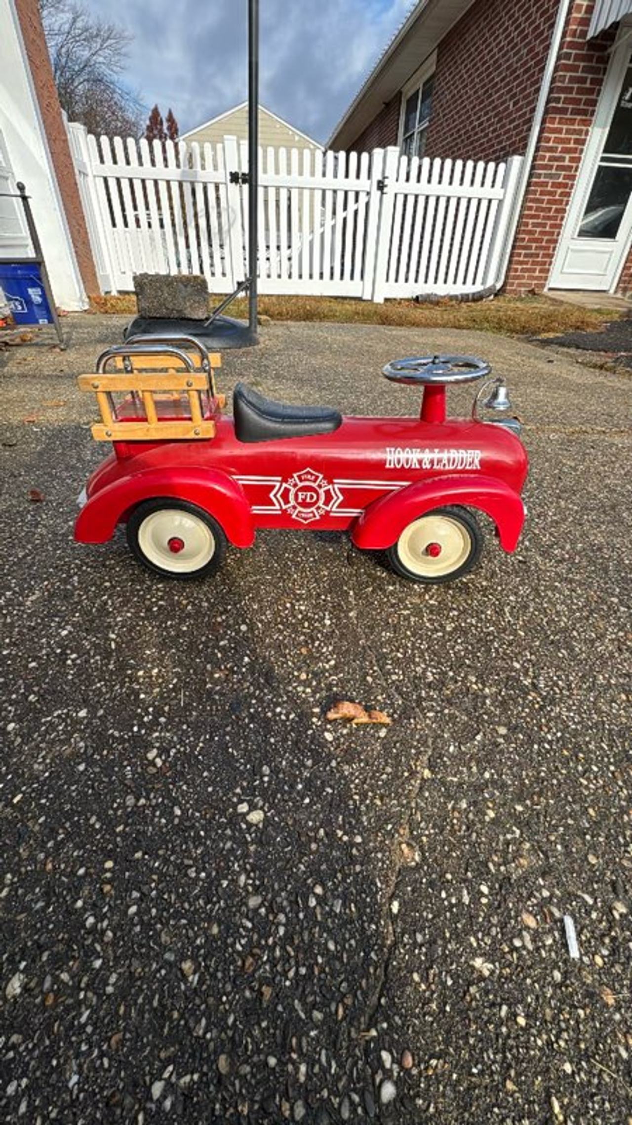 Ride-On Fire Truck Toy