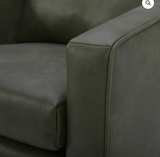 New Better Homes & Gardens Steele Swivel Accent Chair Olive Faux Leather - Image 8