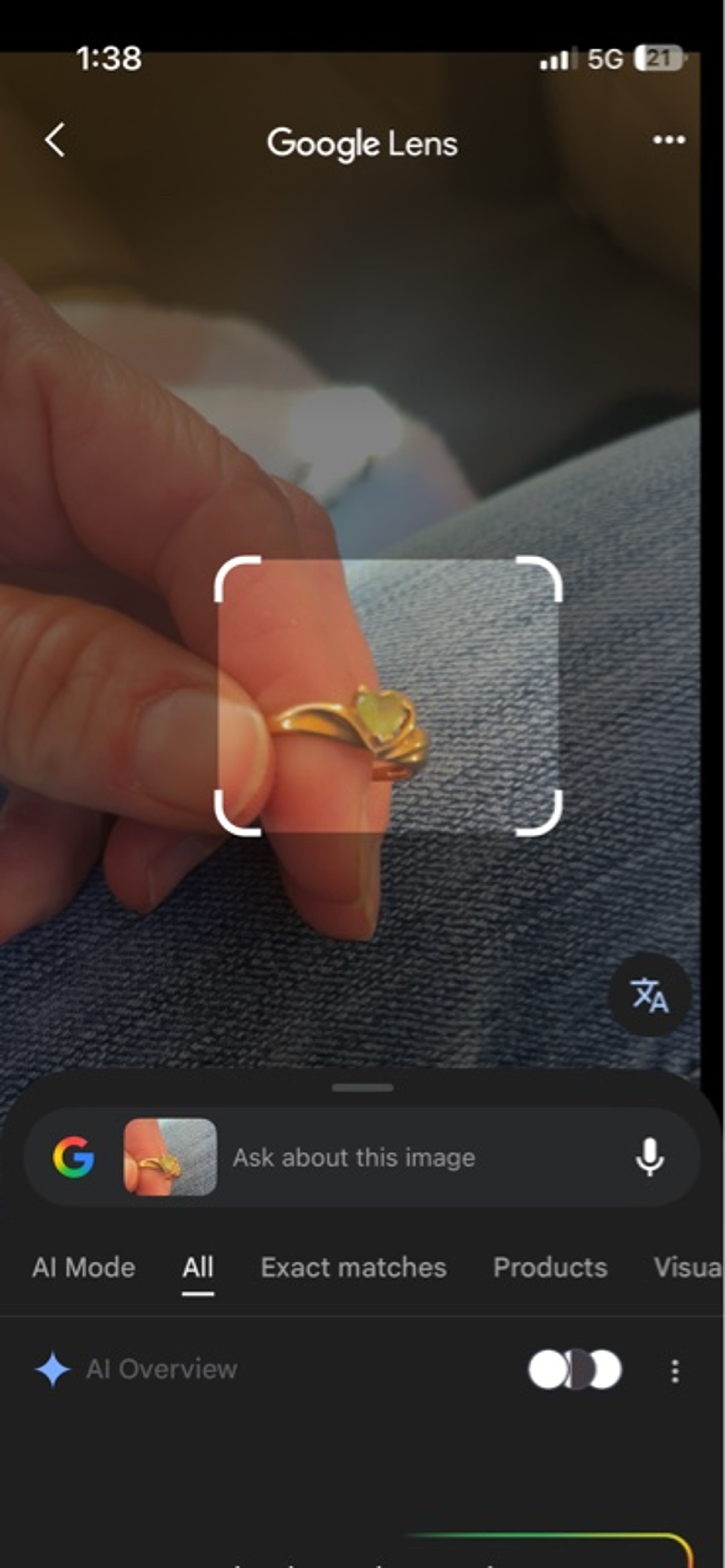 Senco Little Bird Gold Kids Ring
