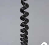 Curlkalon Kenzie Curl Synthetic Hair Extensions Color Black 10 inch Seperate Bag - Image 2