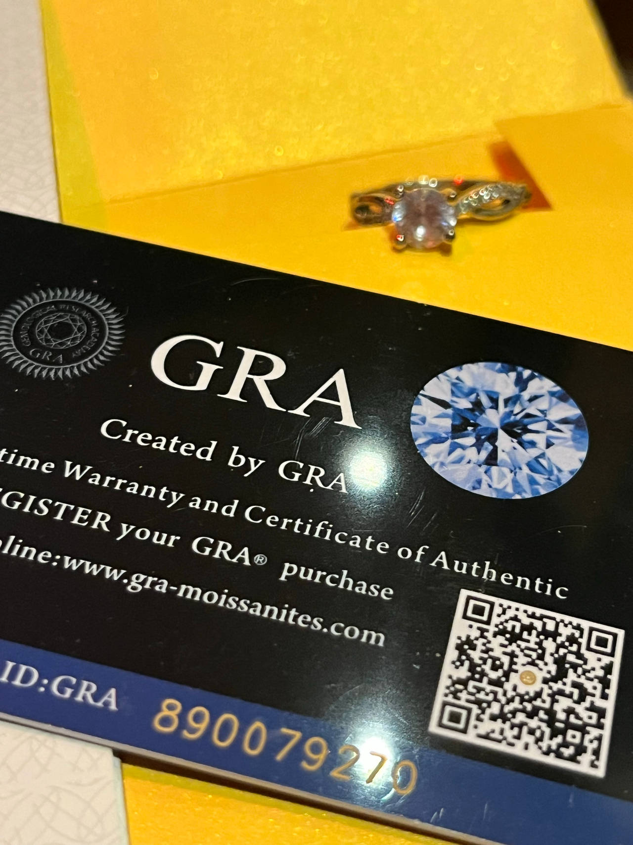 Moissanite Engagement Ring