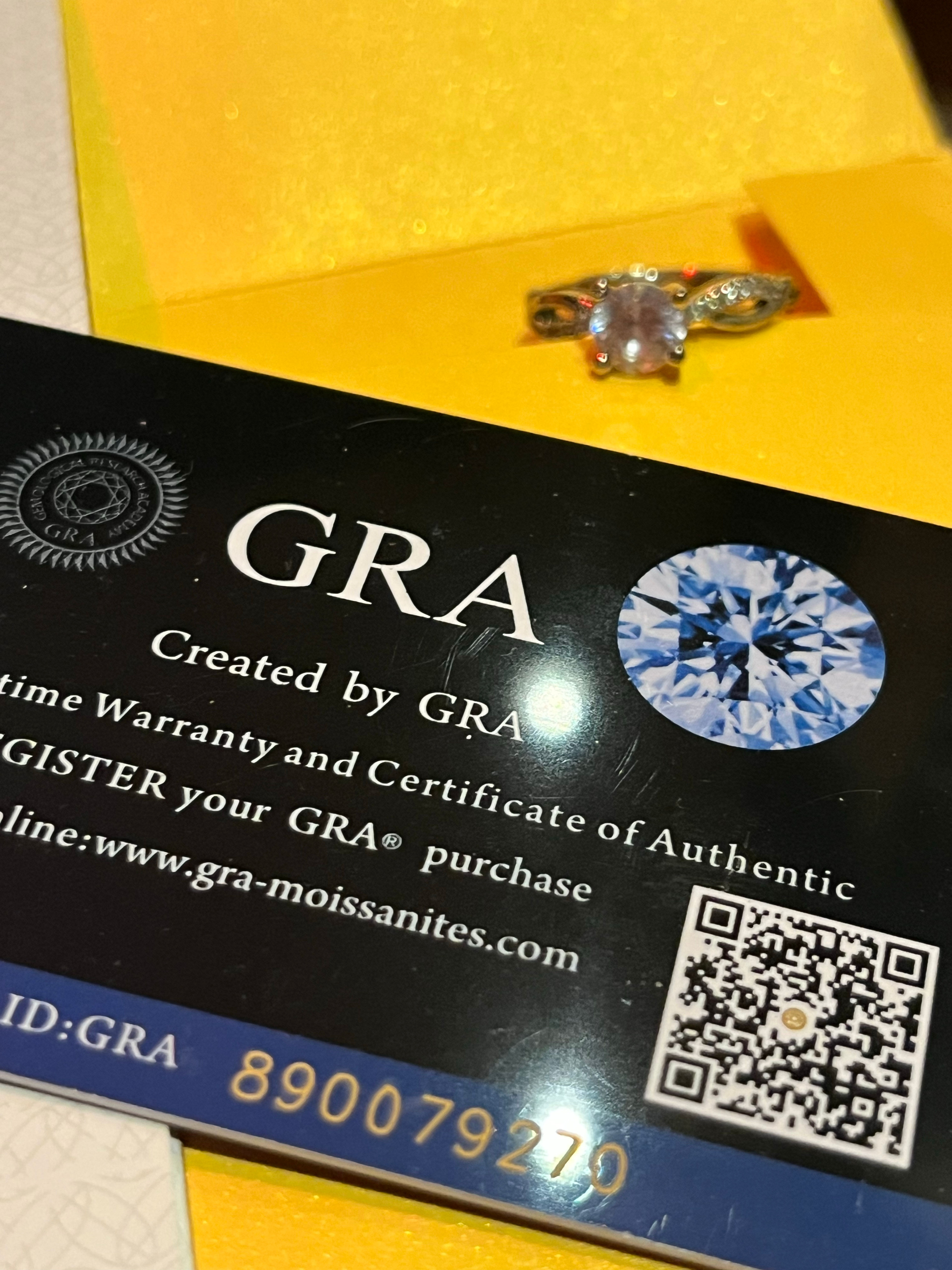 Moissanite Engagement Ring