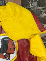 Vintage Washington Redskins Logo 7 Hooded Rain Coat Lined - Image 3