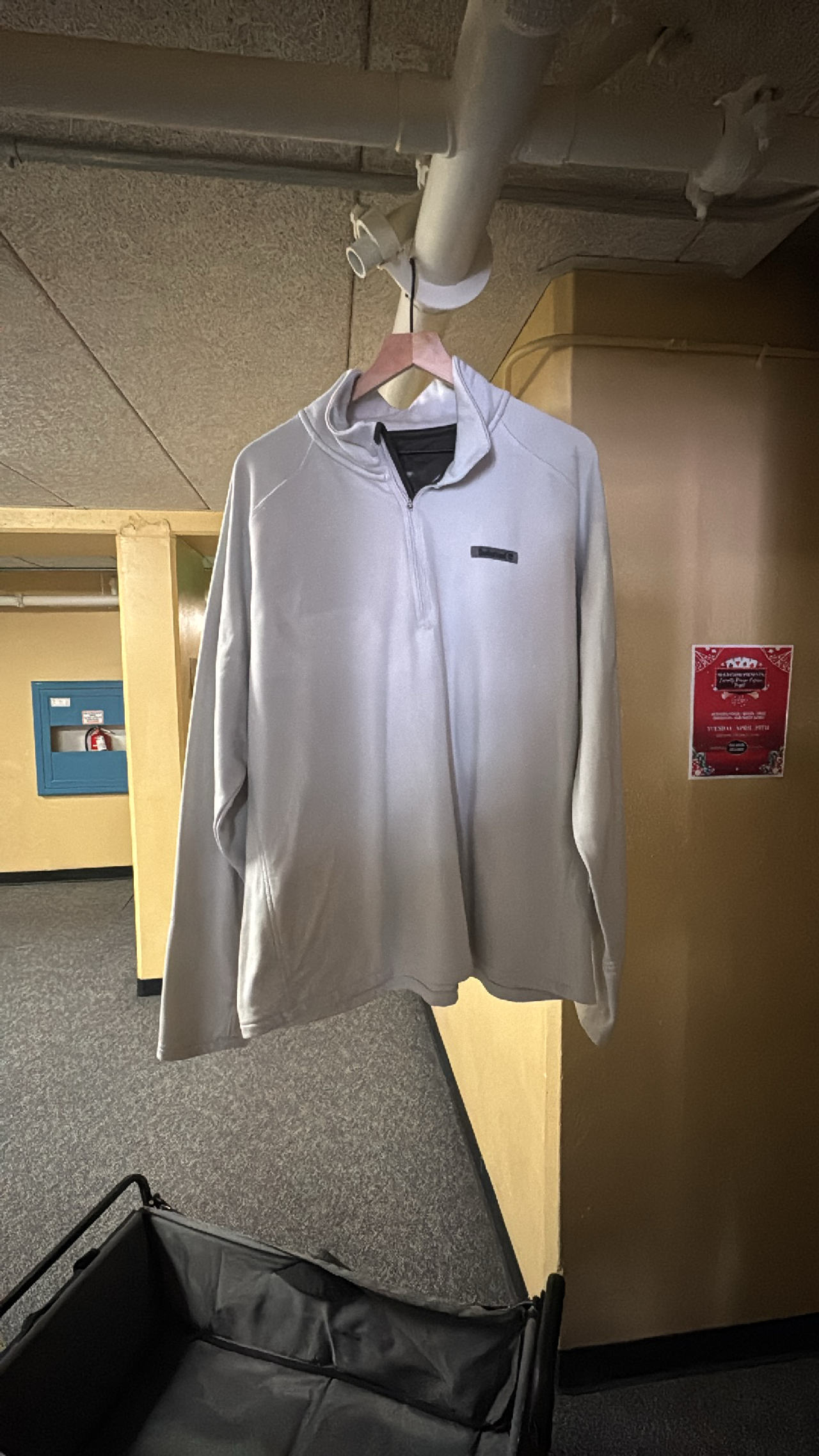 Timberland Men's Quarter-Zip Pullover 2XL white