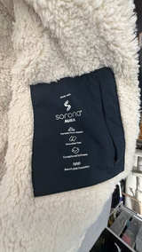 Calvin Klein Men's Sherpa Lined Hooded Puffer Jacket Navy - Image 4