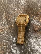 Cartier Santos Large 40mm Yellow Gold Iced Out Watch - Image 1