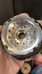 Gorham Sterling Silver Repousse Pedestal Nut Dish - Image 3