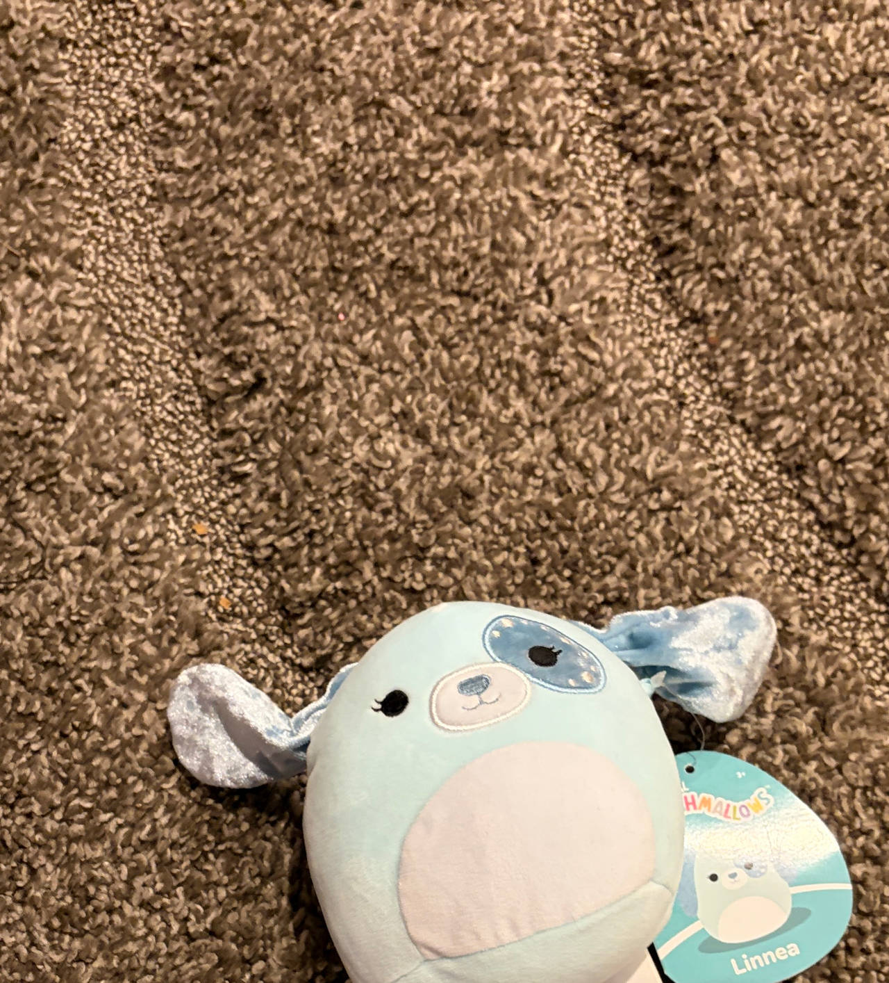 Squishmallows Linnea the Blue Dog Plush