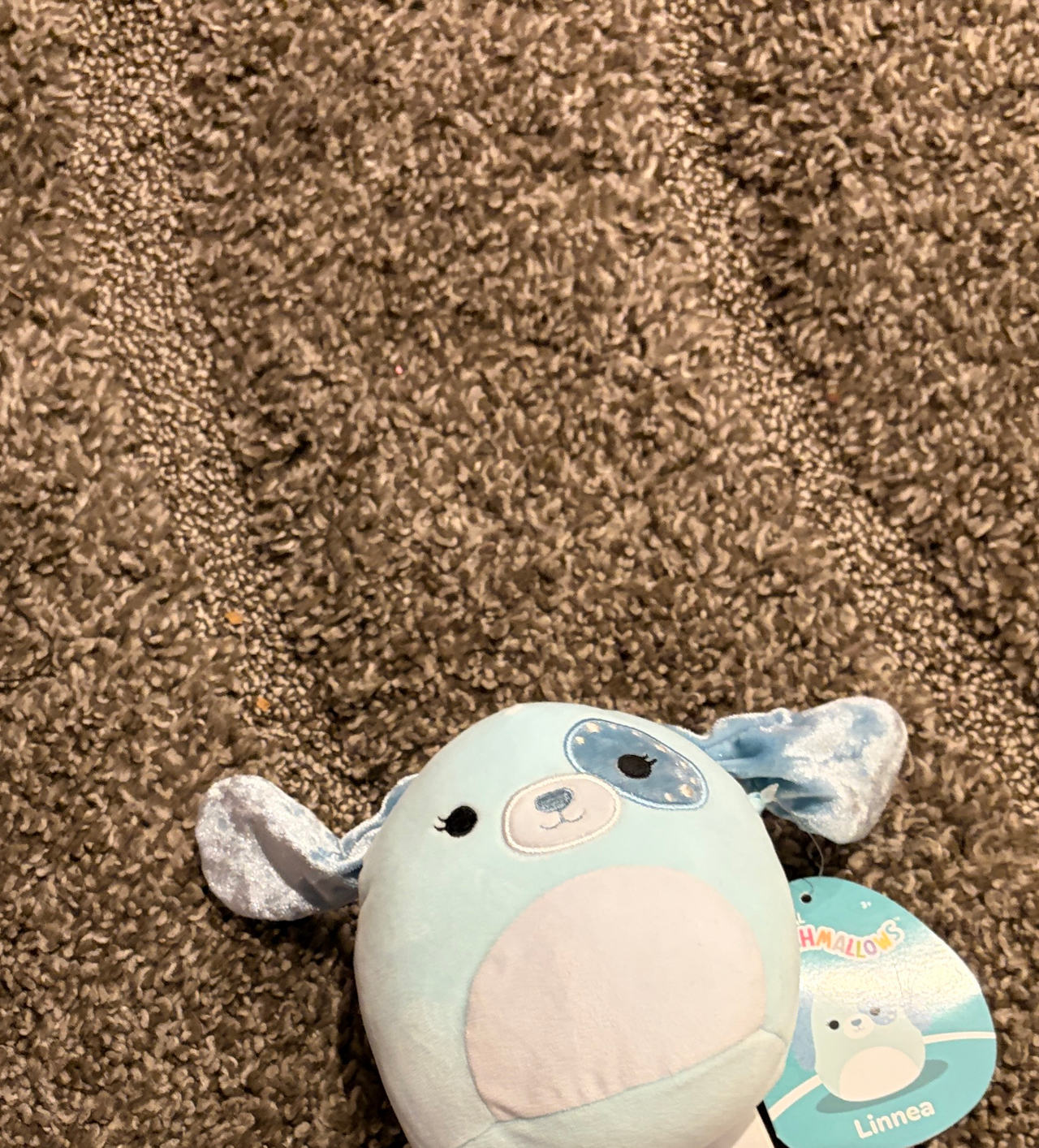 Squishmallows Linnea the Blue Dog Plush