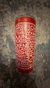 COOK OUT CUSTOM FULL MENU TUMBLER - Image 1