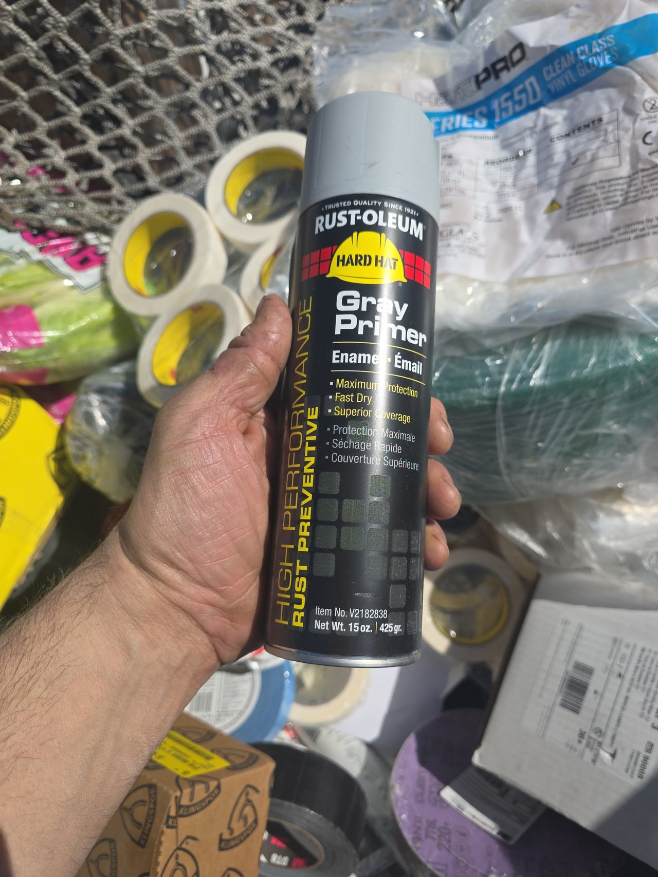 Rust-Oleum Hard Hat High Performance Gray Primer Spray Paint