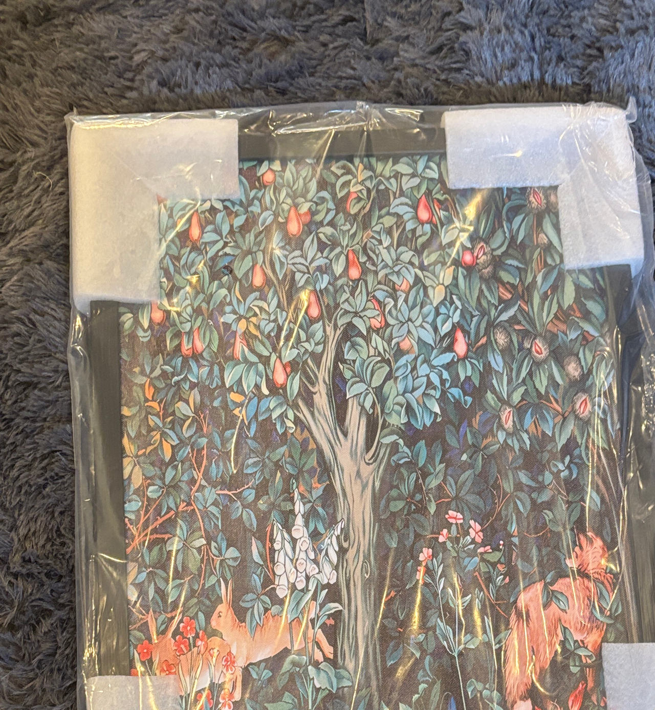 William Morris The Woodpecker Tapestry Framed Wall Art