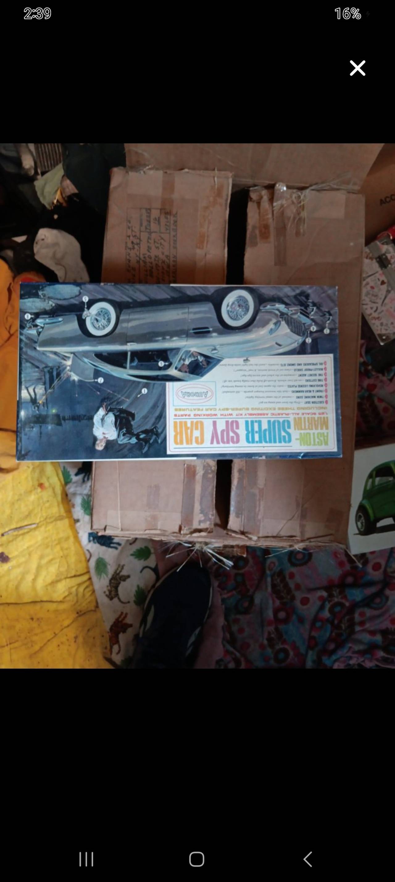 Aurora Aston Martin Super Spy Car Model Kit