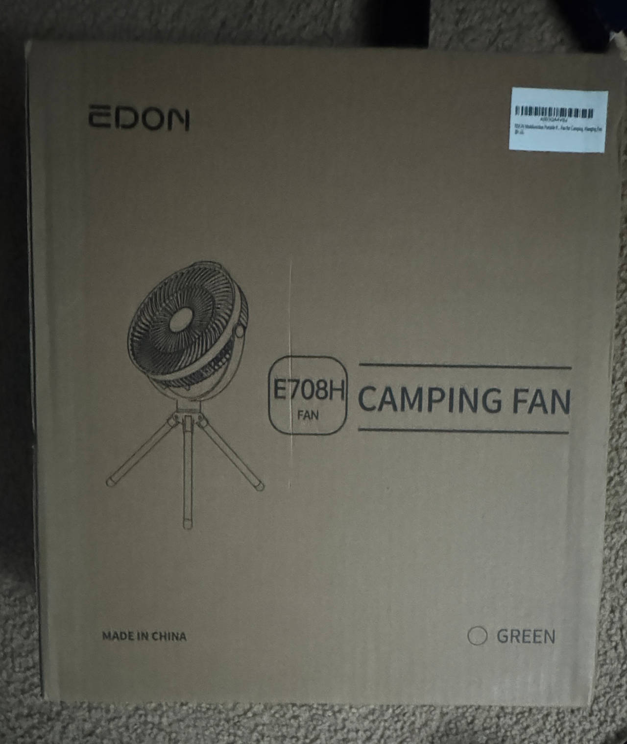 EDON E708H Camping Fan